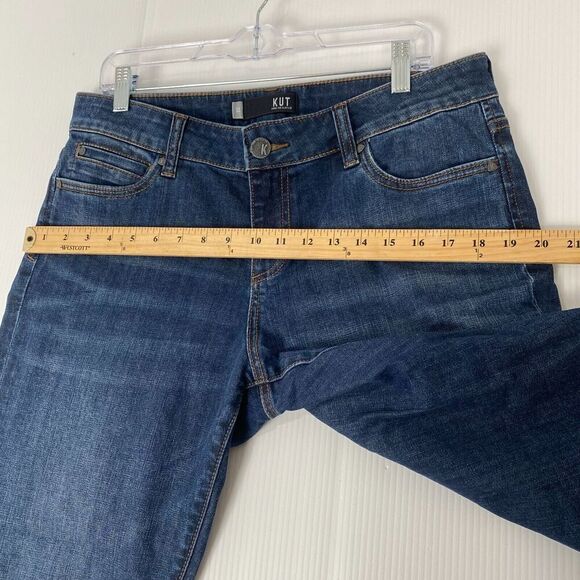 Kut From The Kloth Womens Natalie High Rise Bootcut Blue Jeans SZ 12 Stretch - Picture 5 of 12